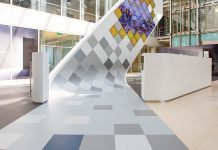 Adhesives for vertical flooring accessories