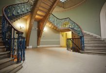 F Ball’s rapid-setting compound restores historic nelson staircase at Somerset house