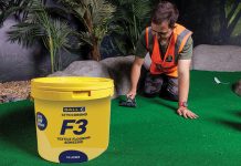 Styccobond F3 and expert techniques for long-lasting artificial grass installations