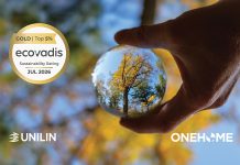 Unilin achieves EcoVadis Gold medal